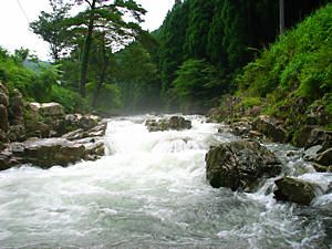 全国名水百選の千草川